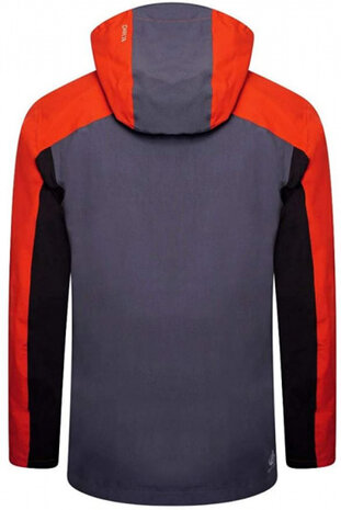 outdoorjas Recode II heren polyester zwart/oranje mt XS
