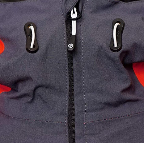 outdoorjas Recode II heren polyester zwart/oranje mt XS