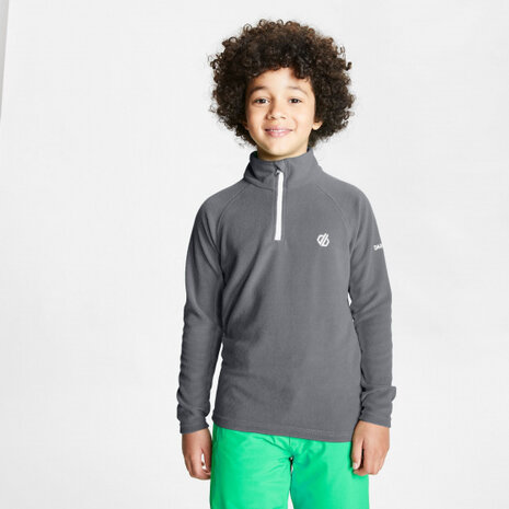 fleecetrui Freehand junior polyester grijs maat 116