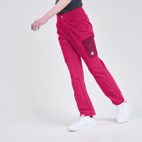 outdoorbroek Reprise junior polyamide roze mt 110/116
