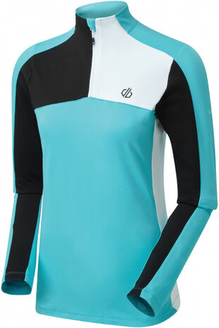 longsleeve Default Core Stretch polyester blauw mt 40