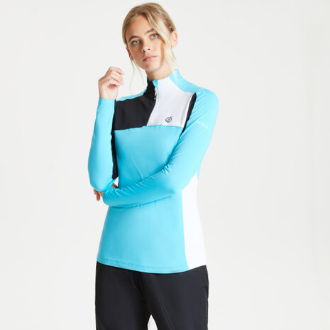 longsleeve Default Core Stretch polyester blauw mt 40