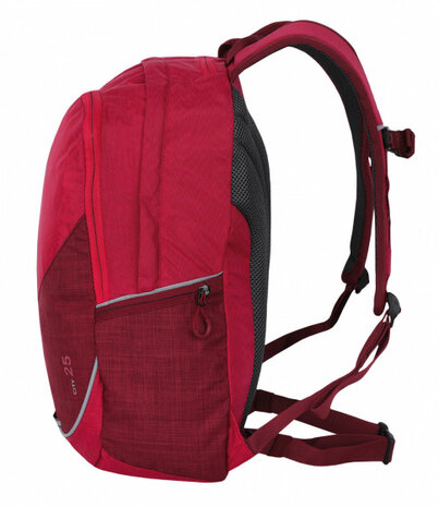 rugzak City 25 liter 26 x 46 cm polyester/nylon roze
