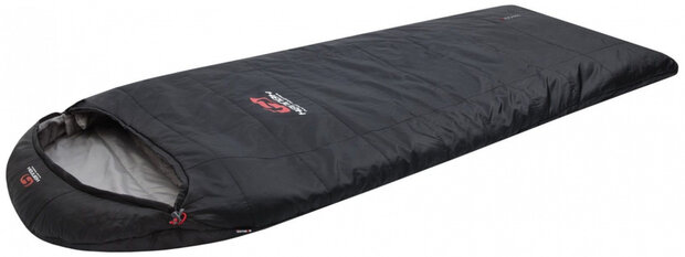 slaapzak Ranger 200 dames 230 cm polyester antraciet