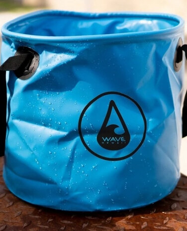 opvouwbare emmer waterdicht 35 x 30 cm blauw