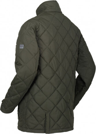 outdoorjas Locke heren polyester kaki maat 38