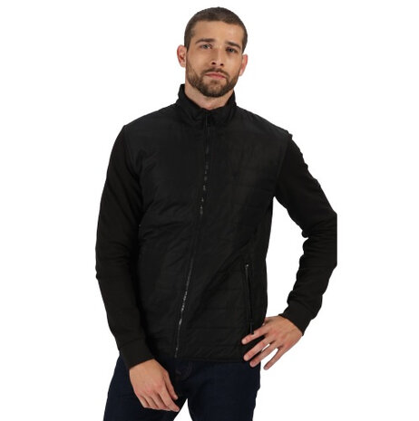 outdoorjas Zaiden heren polyester zwart maat 48