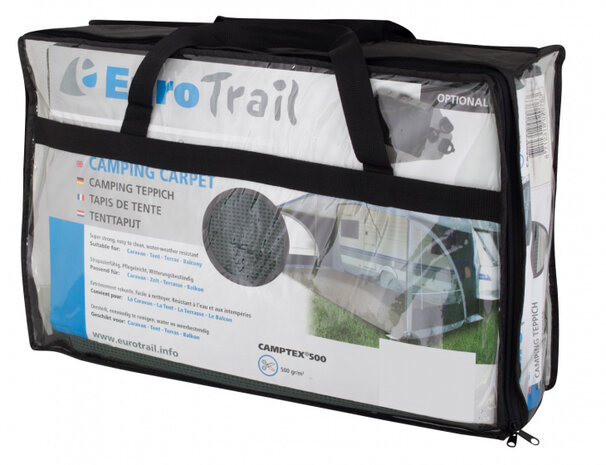 tenttapijt Camptex 250 x 500 cm PVC/nylon groen