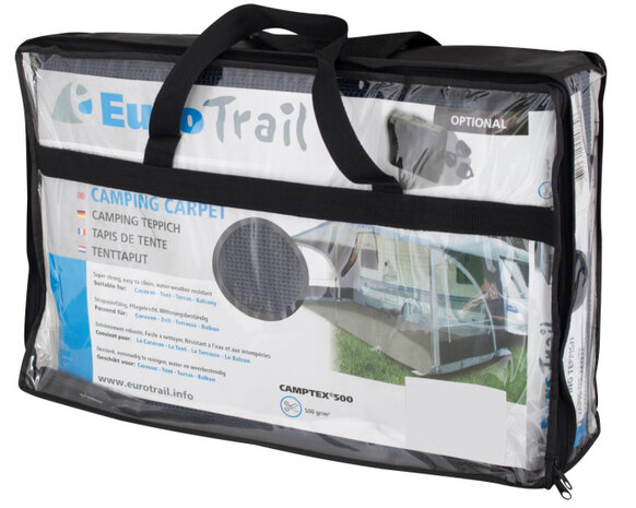 tenttapijt Camptex 350 x 600 cm PVC/nylon blauw
