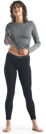 thermolegging BodyFit 200 dames merinowol zwart mt XL