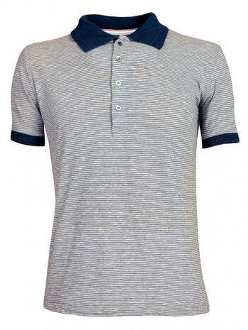 polo Pitman heren katoen grijs maat XS