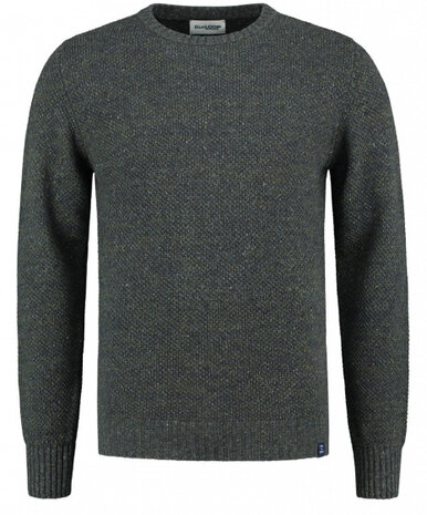 outdoortrui Forest heren wol groen/grijs mt M