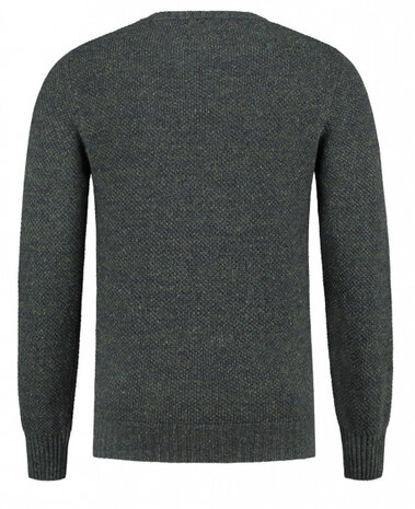 outdoortrui Forest heren wol groen/grijs mt M