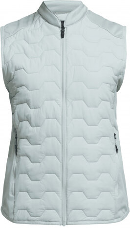 bodywarmer Lennox dames polyester lichtgrijs maat S