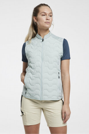 bodywarmer Lennox dames polyester lichtgrijs maat S