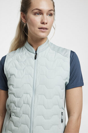 bodywarmer Lennox dames polyester lichtgrijs maat S