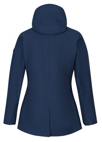 outdoorjas Pulton dames polyester navy maat 46