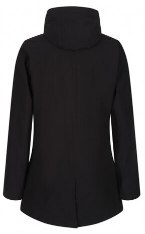 outdoorjas Pulton dames polyester zwart maat 42