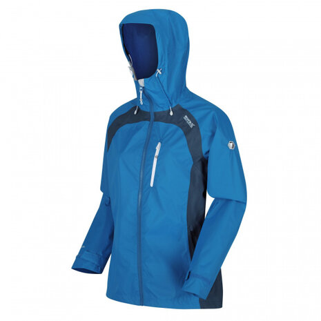 outdoorjas Highton Stretch II dames blauw maat 44