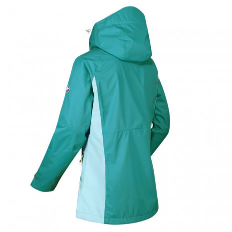 outdoorjas Highton Stretch II dames turquoise maat 40