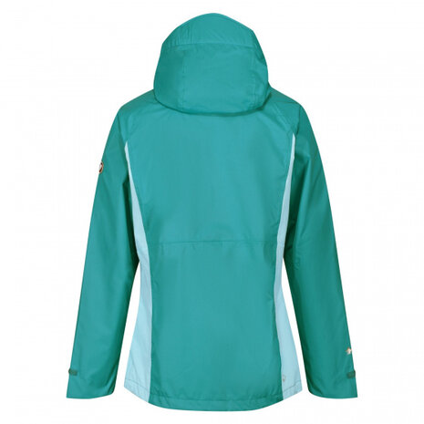 outdoorjas Highton Stretch II dames turquoise maat 40