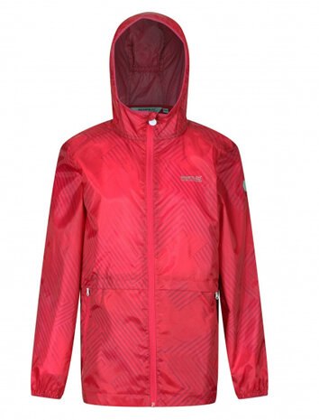 outdoorjas Bagley junior polyester rood 5-6 jaar