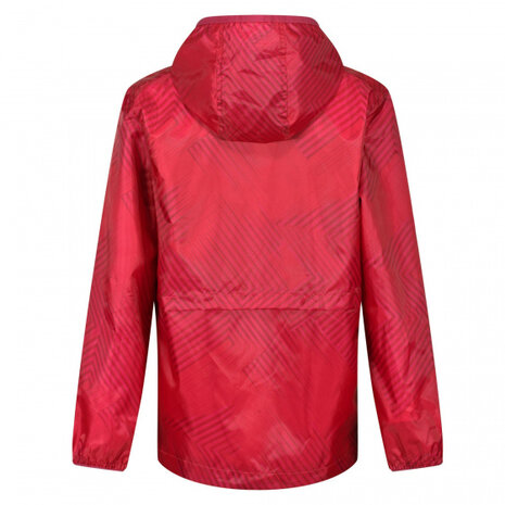 outdoorjas Bagley junior polyester rood 9-10 jaar