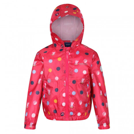 regenjas Muddy Puddle junior polyester rood mt 3-4 jaar