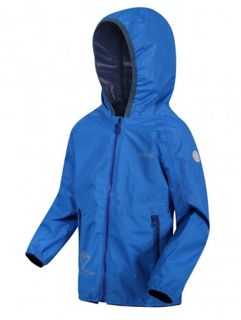 regenjas Peppa Pig junior polyester blauw mt 6-12 maanden