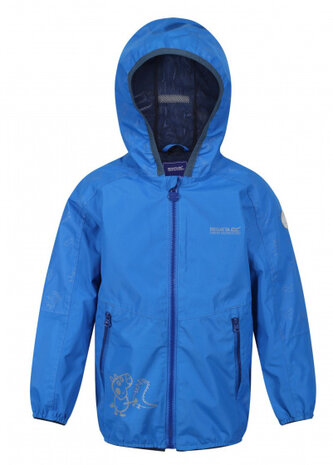 regenjas Peppa Pig junior polyester blauw mt 6-12 maanden