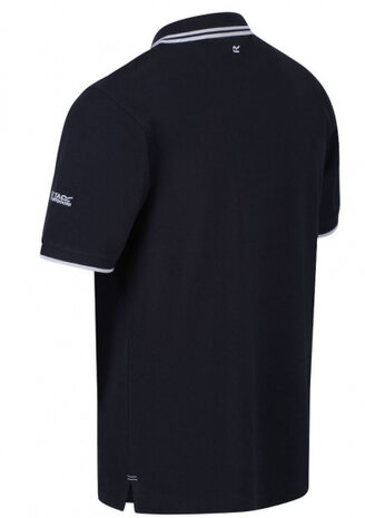 poloshirt Talcott II heren katoen marineblauw maat S