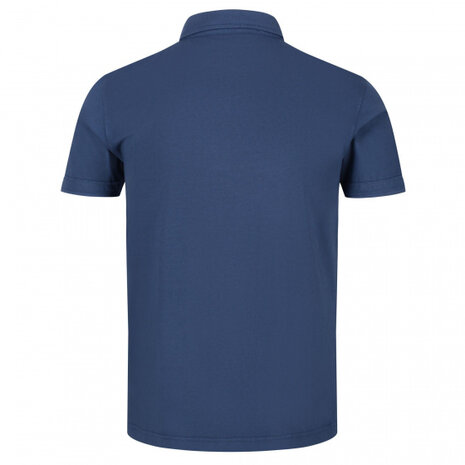 poloshirt Taiden II heren katoen donkerblauw maat 38