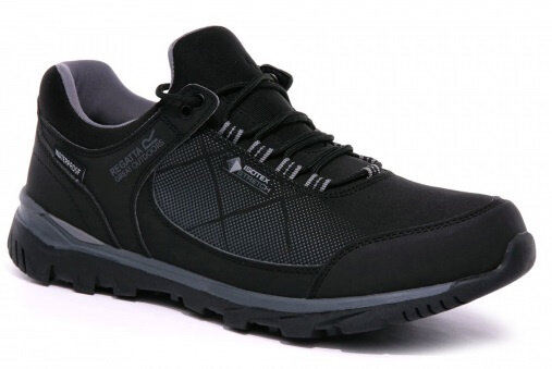 wandelschoenen Highton heren polyester zwart maat 41