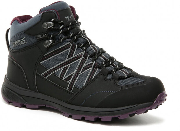 wandelschoenen Samaris dames polyurethaan grijs maat 40