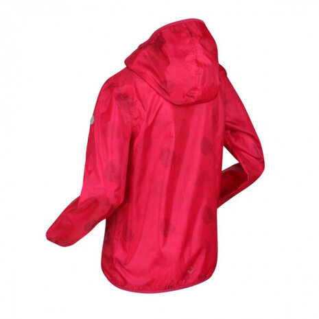 regenjas Lever junior polyester roze maat 164/170