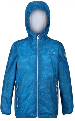 regenjas Lever junior polyester blauw maat 164/170
