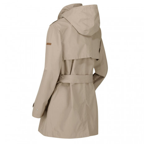 regenjas Garbo dames polyester beige maat 38