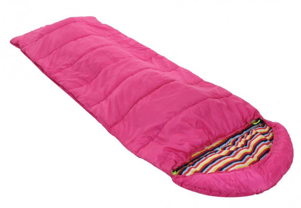 slaapzak Hana 220 x 80 cm polyester roze
