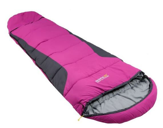 slaapzak Hilo junior 170/195 x 70 cm polyester roze