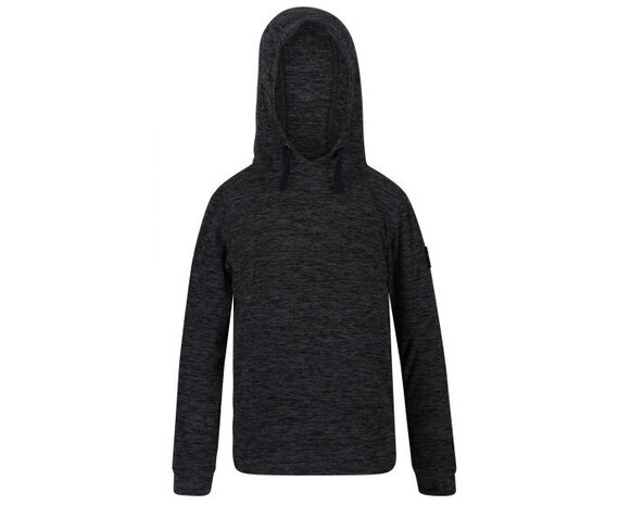 hoodie Racing junior polyester donkergrijs maat 135-140