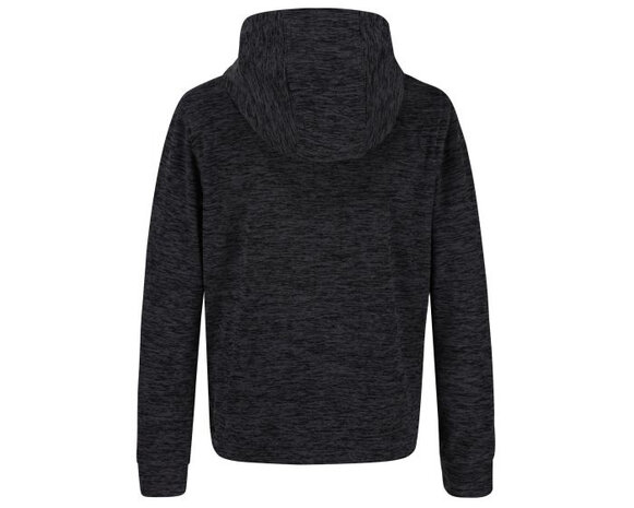 hoodie Racing junior polyester donkergrijs maat 135-140