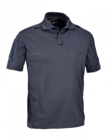poloshirt Tactical heren polyester donkerblauw maat L