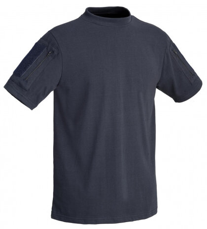 outdoorshirt Tactical kort heren katoen donkerblauw mt L