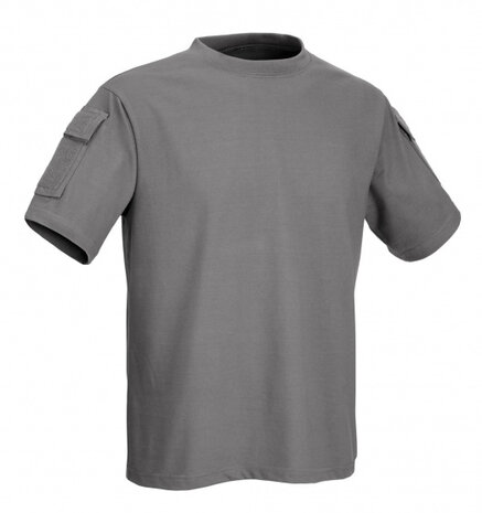 outdoorshirt Tactical kort heren katoen grijs maat S