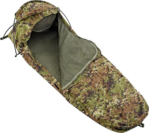 schuiltent Bivi 1-persoons 230 x 80 x 50 cm legergroen