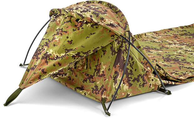 schuiltent Bivi 1-persoons 230 x 80 x 50 cm legergroen