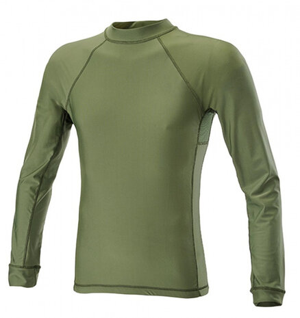 longsleeve Manica heren lycra/mesh groen maat XL