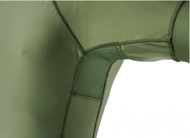 longsleeve Manica heren lycra/mesh groen maat XL