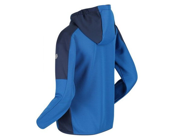 fleecevest Jenning junior polyester blauw maat 122/128