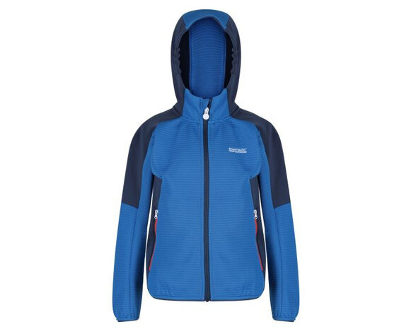 fleecevest Jenning junior polyester blauw maat 122/128